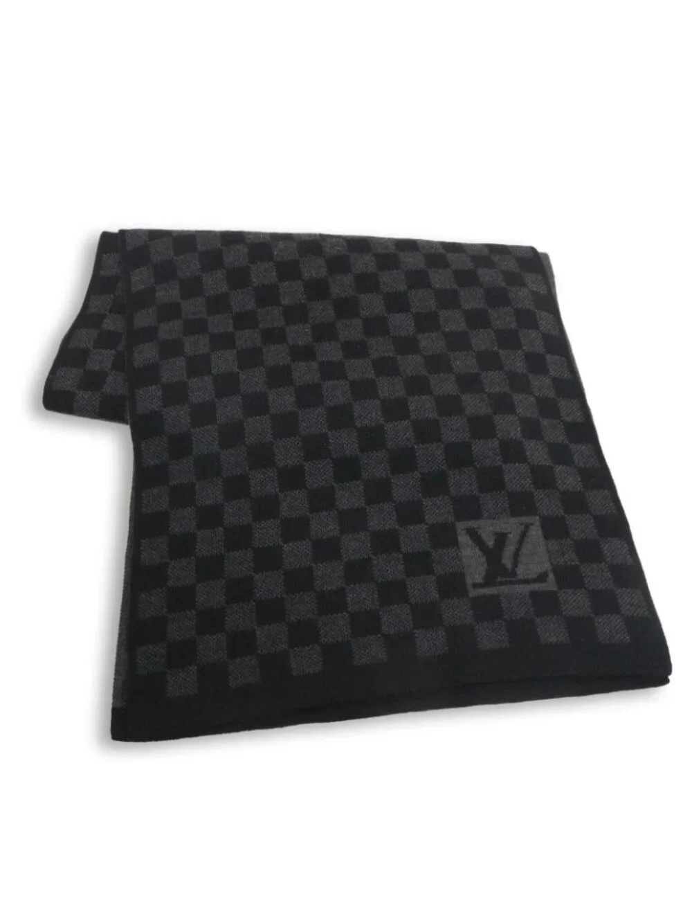 Louis Vuitton Damier Black Echarpe Petit Scarf